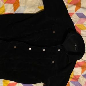 Black Xs corduroy women’s jacket from Zara.